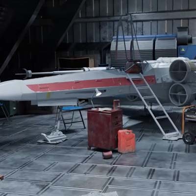 Mise en place d'un décor 3D Star Wars